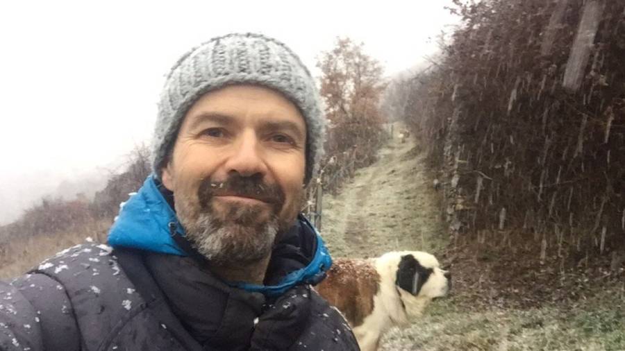 Pau Donés con su perro Fideos