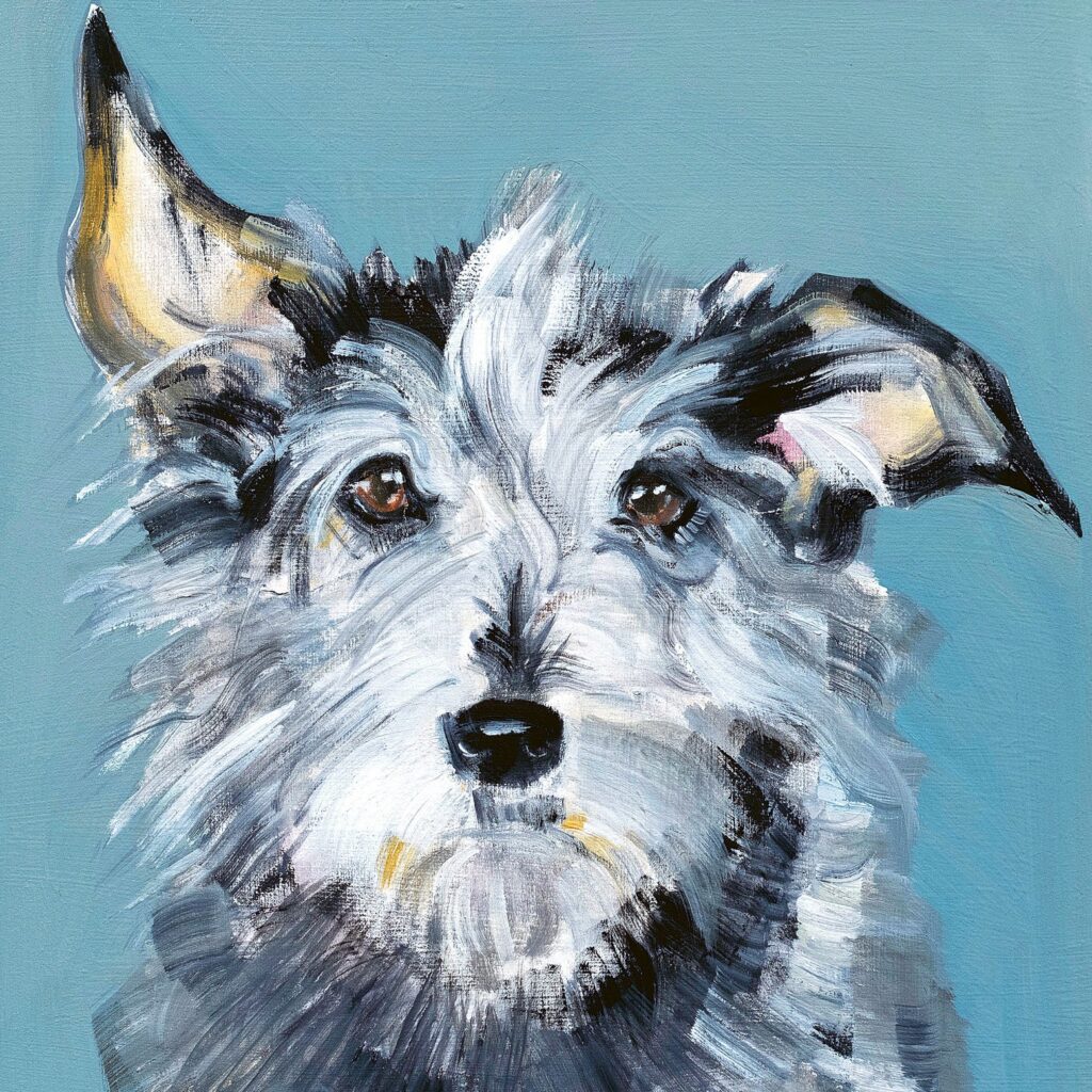 Sally Muir pinta perros. Y pinta muy bien. Togetherdogs la ha entrevistado para que nos cuente cómo empezó esta apasionante aventura.