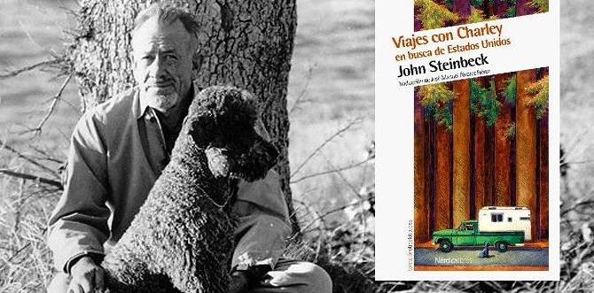 El escritor y Premio Nobel de Literatura, John Steinbeck siempre vivió rodeado de perros y disfrutó de su compañía. 